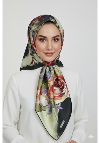 Aker Polyester Rayon Eşarp 7488769 Yeşil