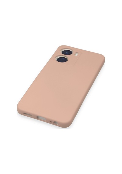 Vivo Y16 Uyumlu Kılıf Nano İçi Kadife Silikon - Pudra
