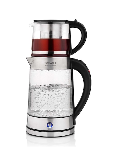 Schafer Gourmemaxx Cam Çay Makinesi Kettle 4 Parça