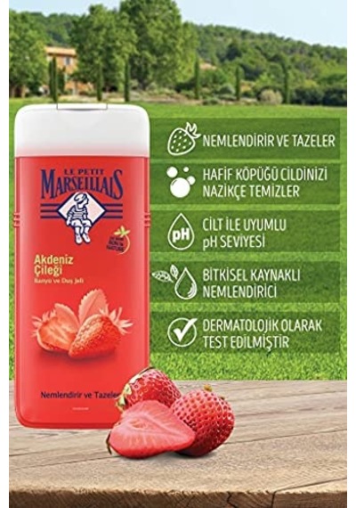 Le Petit Marseillais Akdeniz Çileği Duş Jeli 650 Ml Acai Üzümü