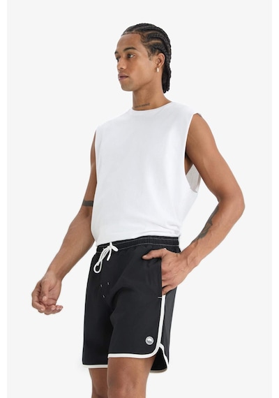Defacto Defactofit Regular Fit Esnek Dokulu Kısa Boy Deniz Şortu D9631ax25hsbk81 Siyah Defacto Defactofit Regular Fit Esnek Dokulu Kısa Boy Deniz Şortu D9631ax25hsbk81 Siyah