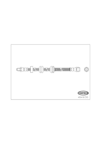 Corteco 49416130 Fren Hortumu Arka X166 12 15 W166 15 18 C292 15 18 A1664200448