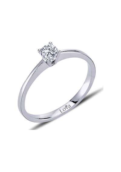 Lova E Renk 0,18 Karat Pırlanta Tektaş Yüzük - 1080011