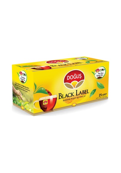 Doğuş Black Label Bardak Poşet Çay 25'li 50 G - 8 Adet Tarı