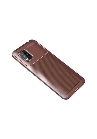 Xiaomi Mi 10 Lite Kilif Focus Carbon Desen Silikon Arka Kapak 487848881