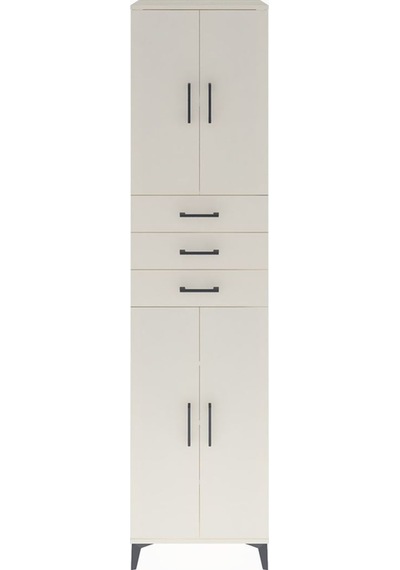 Hyperion Dolap 5 Raflı 3 Çekmeceli 4 Kapaklı 60x44x243 Aytaşı... Aytaşı