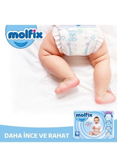 Molfix Bebek Bezi 1 Beden Yenidoğan Mega Avn. Paket 240 Adet 6'lı