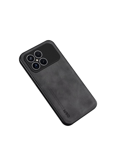 Microcase Xiaomi Poco F8 Pro/ Redmi K90 Deri Kaplama Kılıf Al4970 Siyah