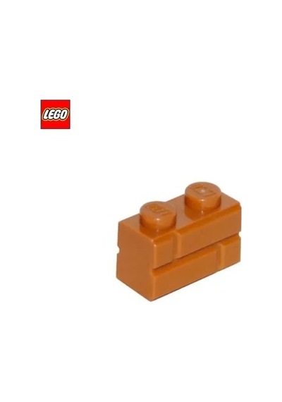 Yedek Parçalar: Modifiyeli Duvar Parçası: 100 Adet 1x2 Koyu Turuncu 98283 - Parts: Brick, Modified: 100 Piece 1x2 Dark Orange