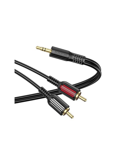 Kablo Aux Audio 3.5mm To Çift Rca Aux Standart Ses Kablosu 3.5mm Kulakık Çıkışlı Tablet Bilgisayar Telefon Ve Mp3