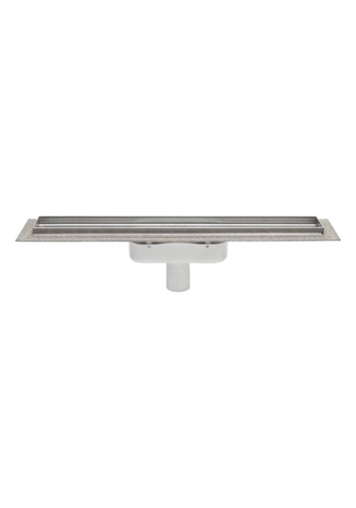 Aco - Duş Kanalı T L 300mm Sabit Perfore Çerçeveli Kanal Gövdesi, Dikey Çıkış Dn50 - M.90.s2a.004