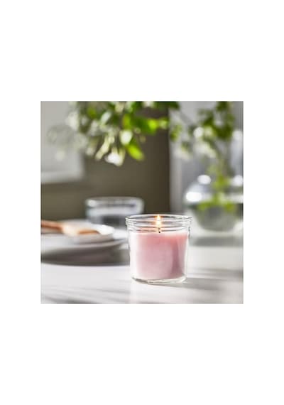 Cam İçinde Kokulu Mum - Yasemin Ve Pembe 2.8 L