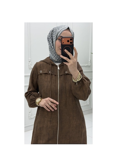 Uslucan Alışveriş İclal Kadın Acı Kahve Takım Tesettür Takım Günlük Rahat Alt Üst Kombin Çok Renkli