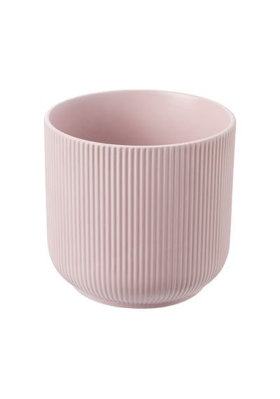 Seramik Saksı, Pembe, 12 Cm 3 Adet