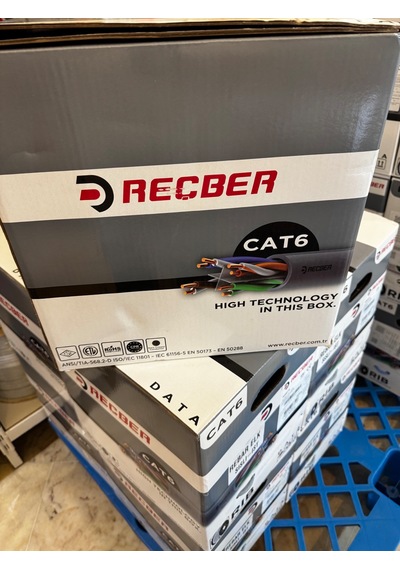 Reçber Cat 6 H.f. U/utp Sl400 23 Awg 305 Metre Gri