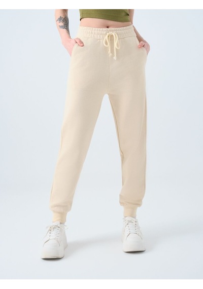 LOFT Jogger Fit Kadın Eşofman Altı Lf2039247 Q1.v1 Ekru