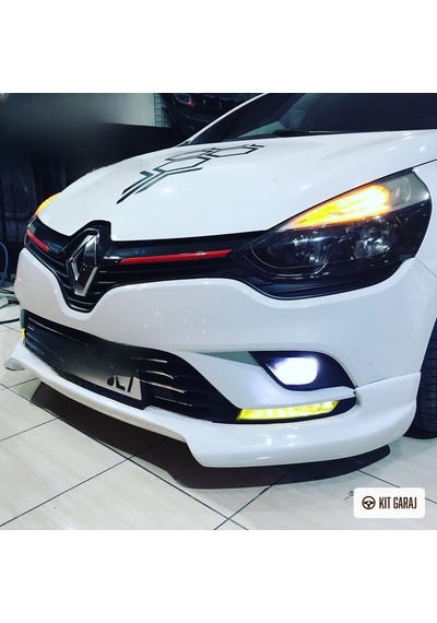 Kit Garaj Renault Clio Makyajlı Ön Ek Plastik Boyasız