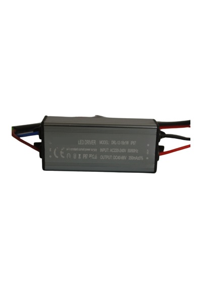 12-18x1w Led Driver 350ma 40-66v Power Led Sürücü Ip67 Power Led Driver