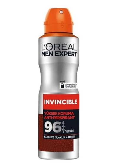 L'oreal Paris Men Expert Invincible Anti Perspirant Sprey Deodorant 150 Ml