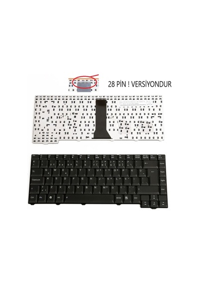 Asus Mp-06913us-5281 Mp-06913us-5282 Notebook Klavye- Tr- 28 Pin