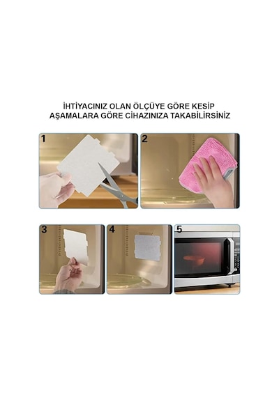 Supervac Arçelik Uyumlu Md20s Mikrodalga Fırın İle Uyumlu Döner Tabla Altlığı Ve Yansıtıcı Plaka Seti, Gri
