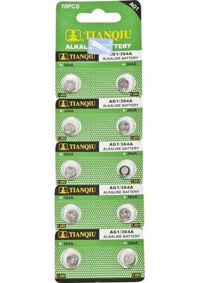 Himarry Tıanqıu Ag1 Lr621/364 Alkalin 10'lu Düğme Pil