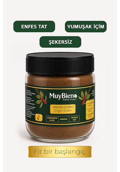 Hindiba Diyet Kahve 1 Aylık- 60 Kullanım 150 Gr Kavanoz Seri Granül
