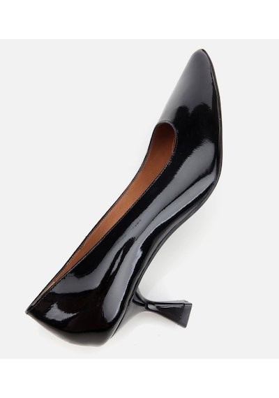 Hotiç Kadın Rugan Deri Siyah Esnek Tabanlı Stiletto 01ayh312490a100 Siyah