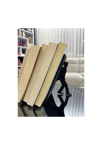 Modern Silüet İnsan Figür Kitap Tutucu Masa Dekoru Yeni İş Hediye
