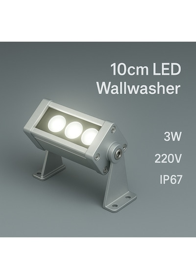 10cm 3watt Wallwasher Led Naturel Beyaz 4000k Duvar Boyama Naturel Beyaz 4000k