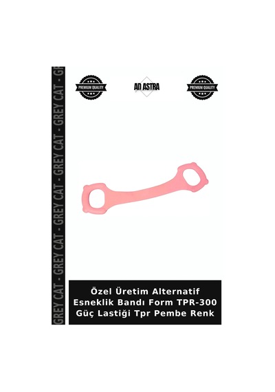 Özel Üretim Alternatif Esneklik Bandı Form Tpr-300 Güç Lastiği Tpr Pembe Renk