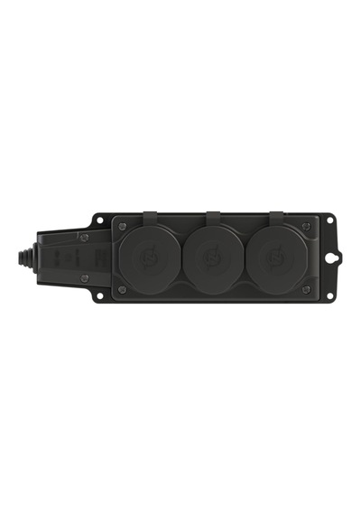 Nead Kauçuk Üçlü Grup Priz 16a 220-250v 3'lü Darbe Korumalı Priz 2p+n Fişli Yerli Üretim