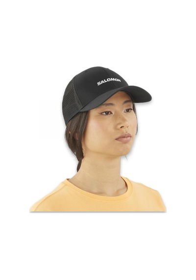 Salomon Lc2428900 Cap Trucker U Siyah Unisex Şapka Siyah-mor Siyah