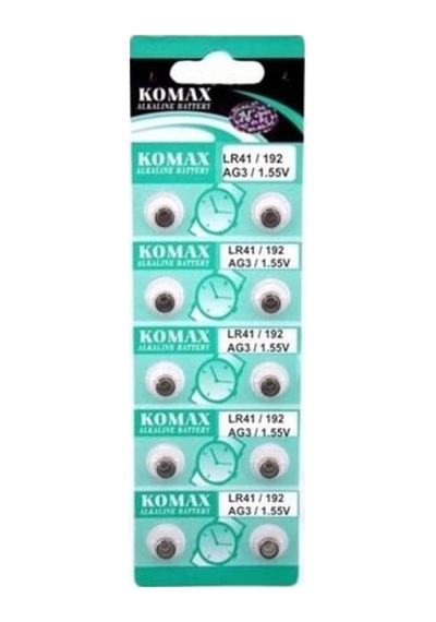Özel Pil Ag3 Saat Pili - Düğme Pil 10lu Paket Lr41/192 1.55v