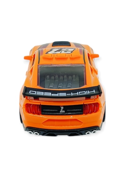 Spor Araba Gt-500 Sürtmeli Işıklı Sesli Turuncu Plastik 18cm