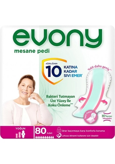 Evony Mesane Pedi Yoğun 10 Lu X 8 Adet PKT.EVONY.030 Standart