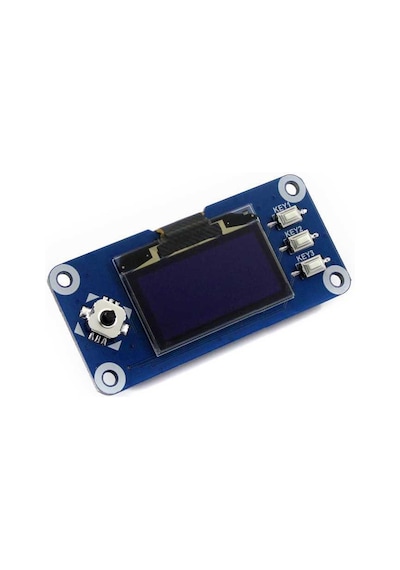 Waveshare 1.3 İnch Oled Ekran Hat (Raspberry Pi İçin) - 128X64