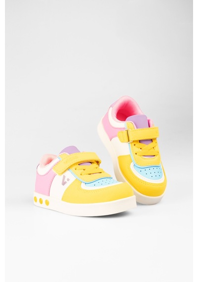 Vicco Sam Işıklı Kız Okul Öncesi Sarı Sneaker