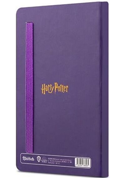 Mabbels Harry Potter Sert Kapak Mini Not Defteri Kurbağa Mor 80 Yaprak Çizgisiz 9x14cm