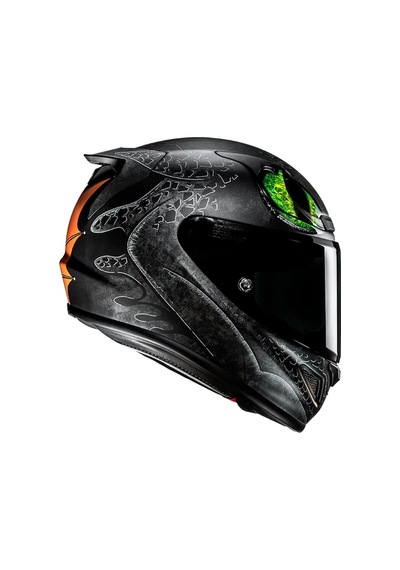 Hjc Rpha12 Toothless 2 Universal Mc4sf Kapalı Motosiklet Kaskı Karışık-çok Renkli