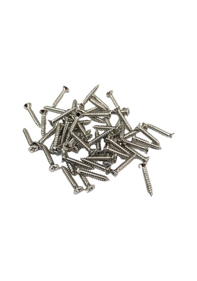 Nikel 1000 Adet Klips Vidası 2,2x13 Mm Yhb - Konik Başlı Kutu, Sandık, Ayak, Askı, Mini Vida 13 MM