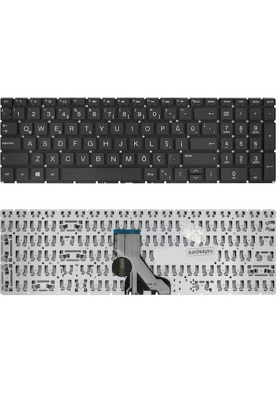 Hp Uyumlu Pavilion Gaming 15-dk0005nt 6zl09ea , 15-dk0006nt 6zh62ea Klavye Tr Siyah