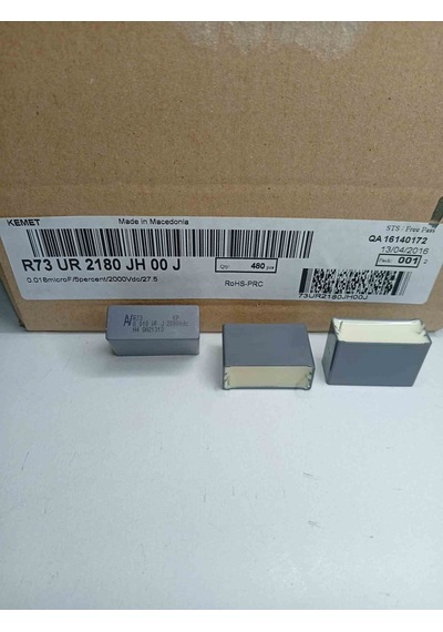 R73ur2180jh00j 18nf 2000v 27.5 0.05 Polyester Kondansatör 40 Adet
