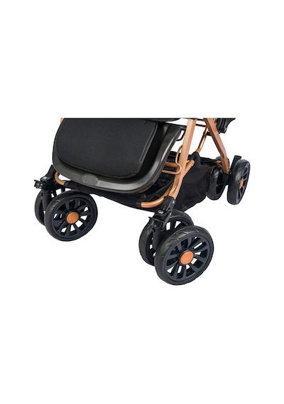 Çift Yönlü Ergonomik Bebek Arabası Bebek Puset Dayanıklı Katlanabilir Siyah Gri Bej Gold