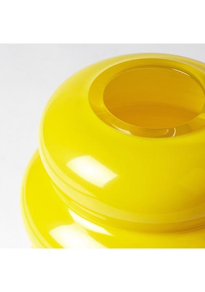 Ikea Källarhals Cam Vazo 22 Cm Sarı