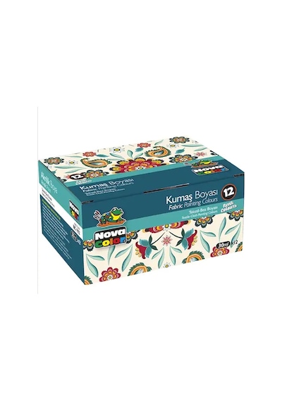Nova Color Kumaş Boyası Seti 12 Renk X 30 Ml.