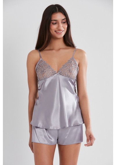Pierre Cardin 6955 Kadın Saten Altılı Set - Royal ROYAL