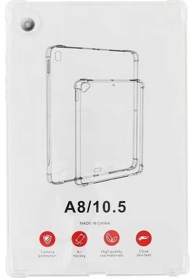 Galaxy Tab A8 10.5 Sm-x200 2021 Kılıf Uyumlu Zore Tablet Nitro Anti Shock Silikon Kapak-renksiz