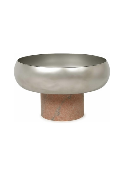Vitale Mermer Ayaklı Metal Meyvelik 22 12 Cm Ak.ja0257