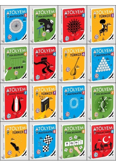 Arı Yayınları 5-6-7-8.Sınıf Matematik-Fen-Türkçe-Sosyal Atölyem